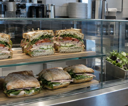Image showing cafe sandwich