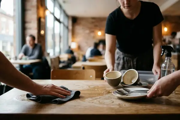 The Two-Person Café Table Reset